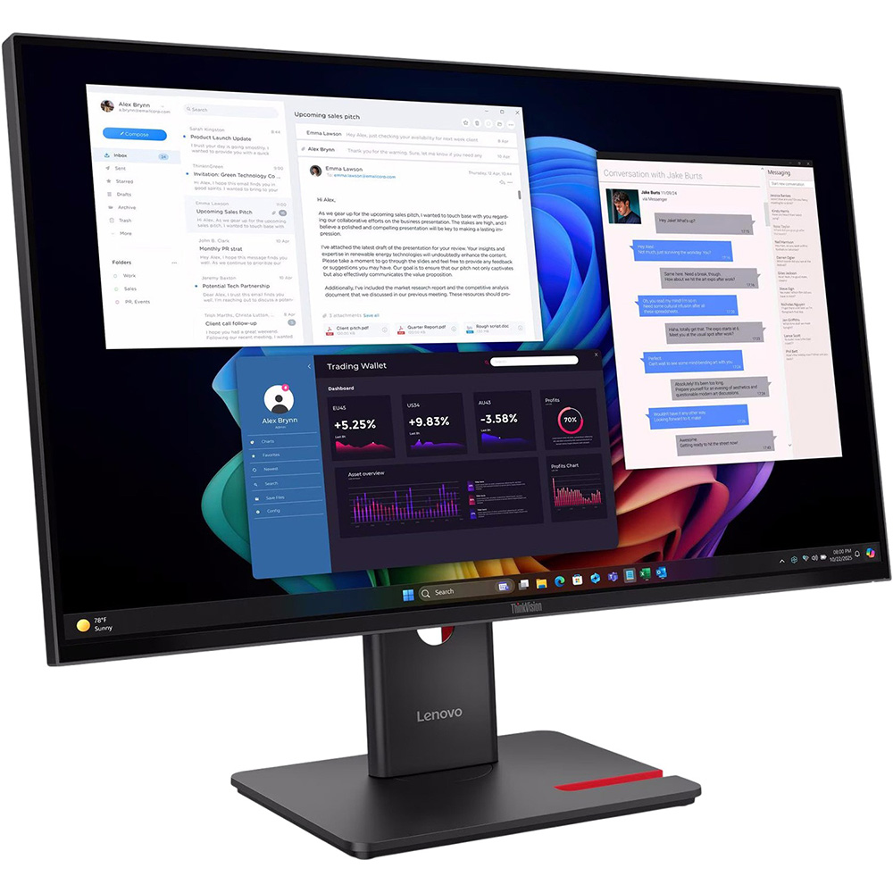 Монитор LENOVO ThinkVision T27ud-40 (64AFGAT2UA) Диагональ 27