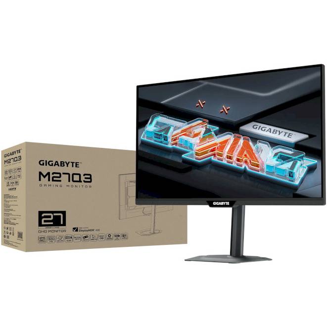 Фото Монитор GIGABYTE Gaming Monitor M27Q3 EK