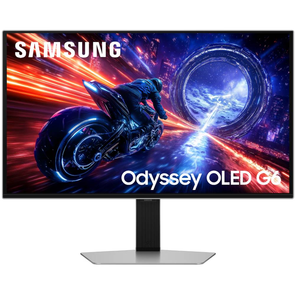 Монитор SAMSUNG 27" Odyssey OLED G6 Silver (LS27FG602SIXUA)