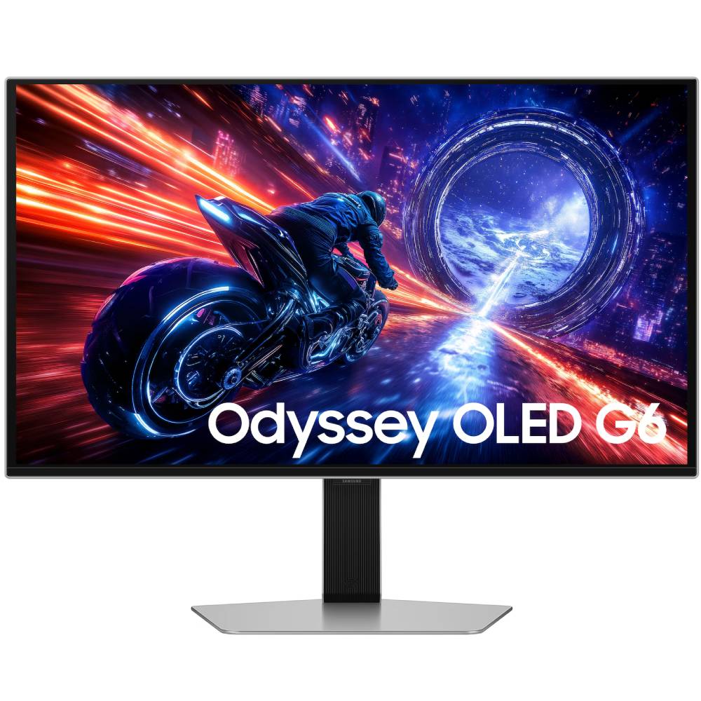 Монитор SAMSUNG 27" Odyssey OLED G6 Silver (LS27FG602SIXUA) Диагональ 27