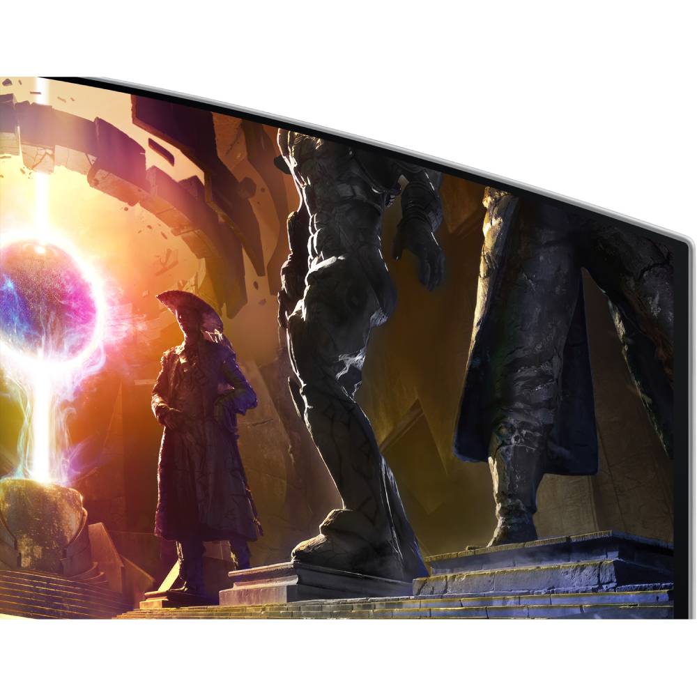 У Фокстрот Монітор SAMSUNG 34" Odyssey Gaming G85SD Silver (LS34DG852SZXUA)