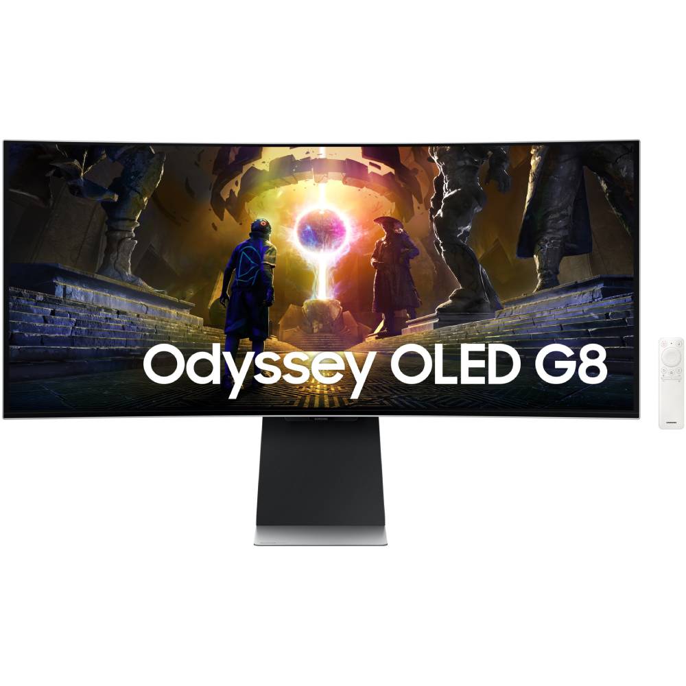 Монітор SAMSUNG 34" Odyssey Gaming G85SD Silver (LS34DG852SZXUA) Діагональ 34