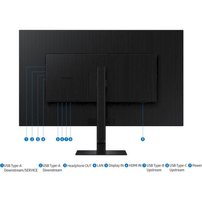 Покупка Монітор SAMSUNG 37" ViewFinity S8 S80UD UHD Black (LS37D802UAIXUA)