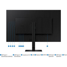 Монітор SAMSUNG 37" ViewFinity S8 S80UD UHD Black (LS37D802UAIXUA)