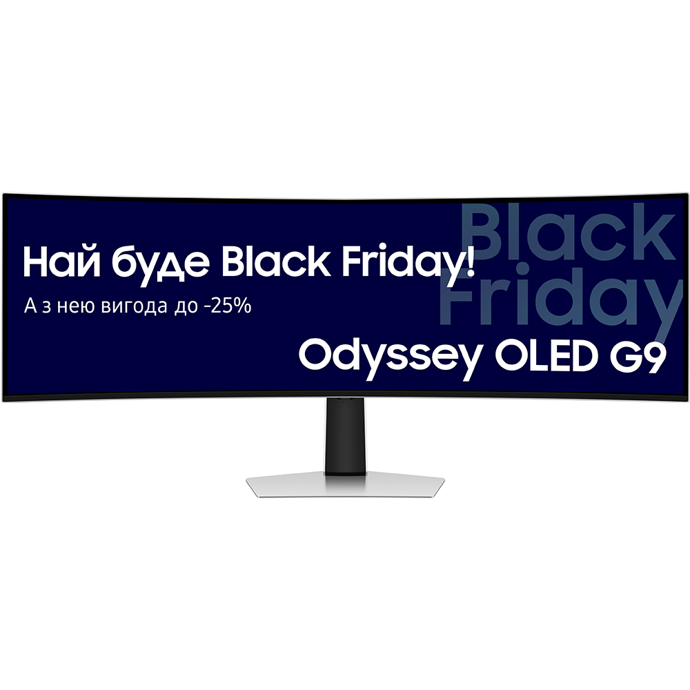 Монітор SAMSUNG 49" Odyssey OLED G9 G91SD DQHD Silver (LS49DG910SIXUA)