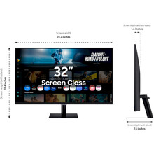 Монітор SAMSUNG 32" Smart M70F Black (LS32FM702UZXUA)