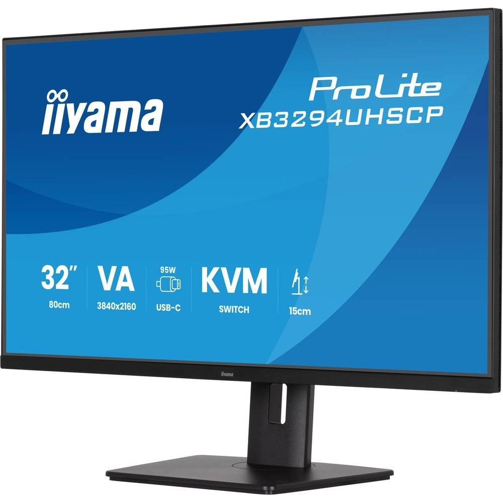 Монитор IIYAMA ProLite Black (XB3294UHSCP-B1) Разрешение 3840 x 2160