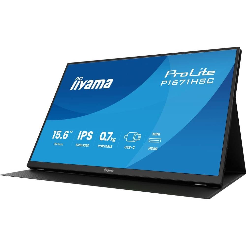Зовнішній вигляд Монітор IIYAMA ProLite Black (P1671HSC-B1)