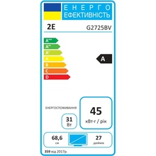 Монитор 2E G2725BV (2E-G2725BV-01.UA)