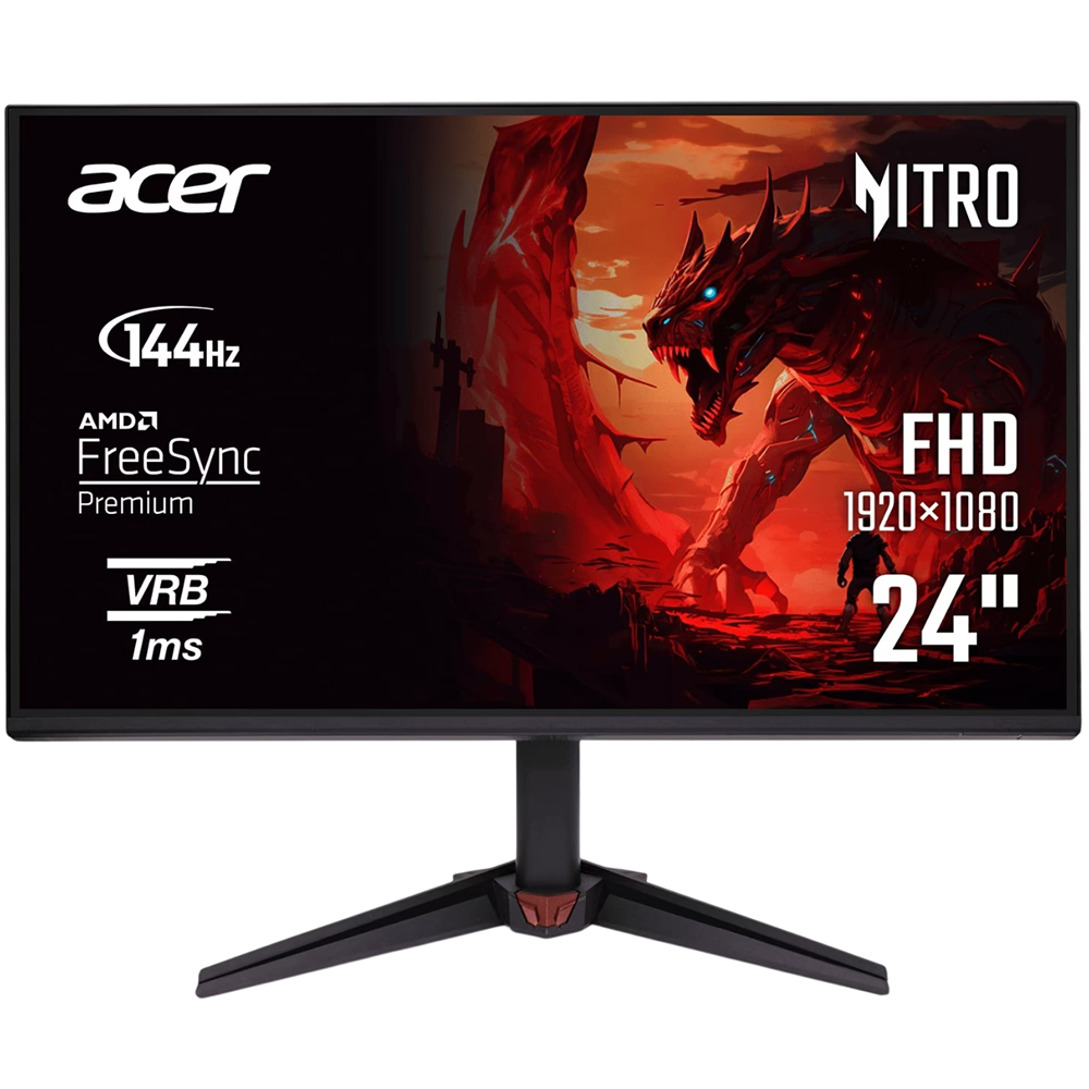 Монитор ACER 23.8" Nitro VG240YP6bip (UM.QV0EE.609) IPS FHD 144Hz HDMI DP MM Black