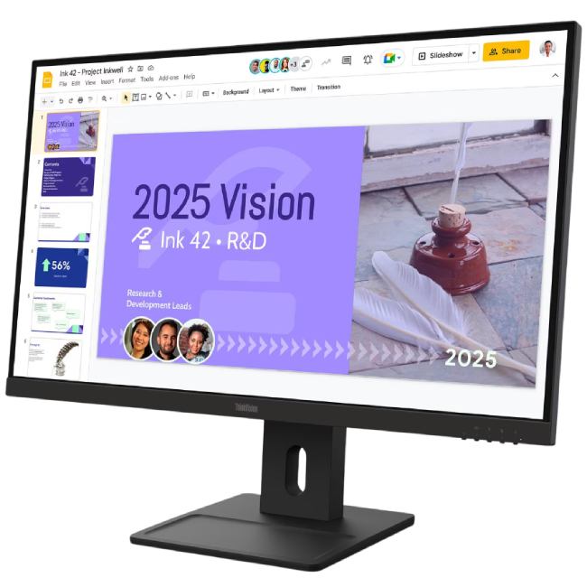 Монітор LENOVO ThinkVision E27Q-40 Raven Black (64BDGAT4EU) Роздільна здатність 2560 х 1440