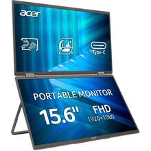 Купить в Днепре - Монитор ACER 15.6" Dual Portable PD163QTbmiuux Black (UM.ZP3EE.011)