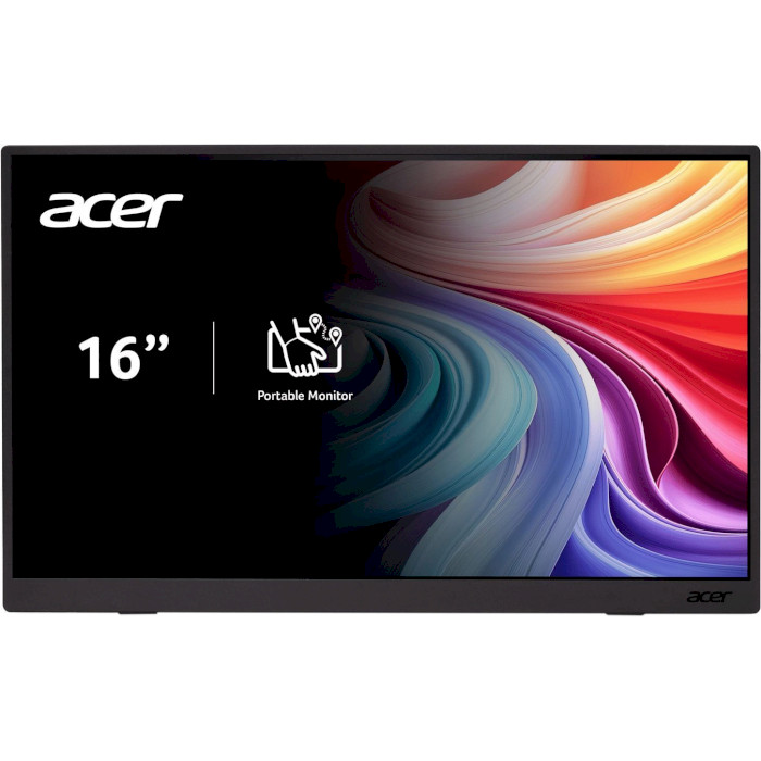 Монітор ACER 16" PM161Wbmiuux Black (UM.ZP1EE.012) Діагональ 16