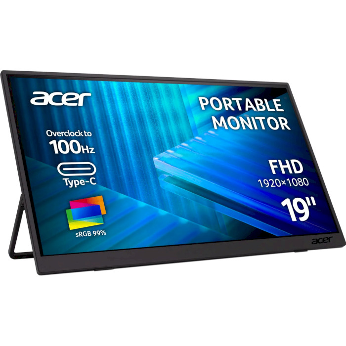 Монітор ACER 18.5" PM191QEbmiuux Black (UM.XP1EE.E01)