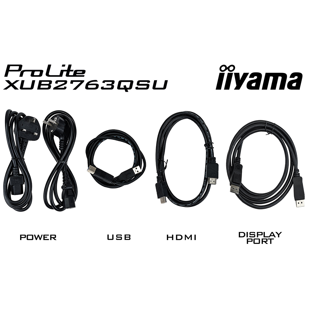Фото 14 Монітор IIYAMA XUB2763QSU-B1