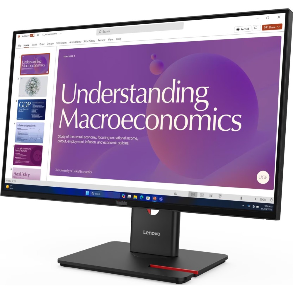 Монітор LENOVO ThinkVision T24D-40 (64B9GAT1UA) Діагональ 23.8
