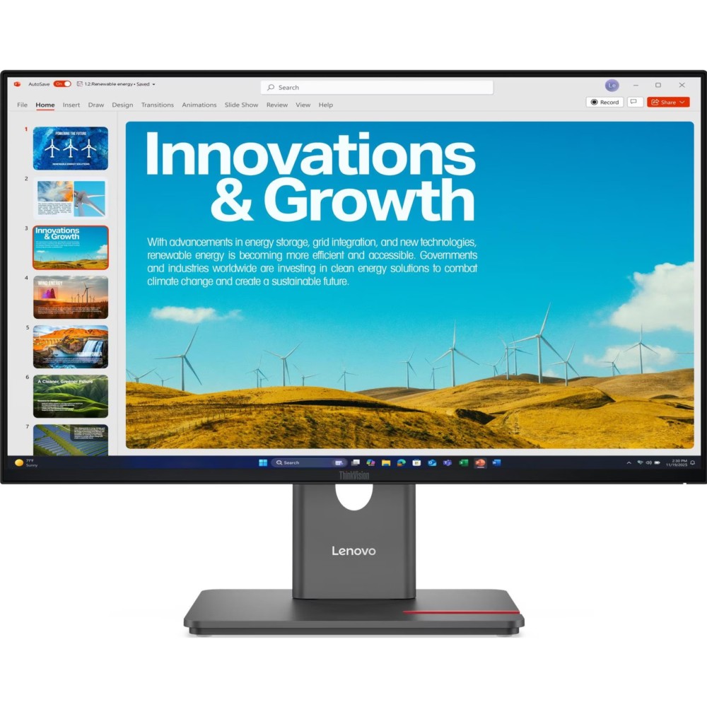 Монітор LENOVO ThinkVision P24QD-40 (64B1GAT1UA)