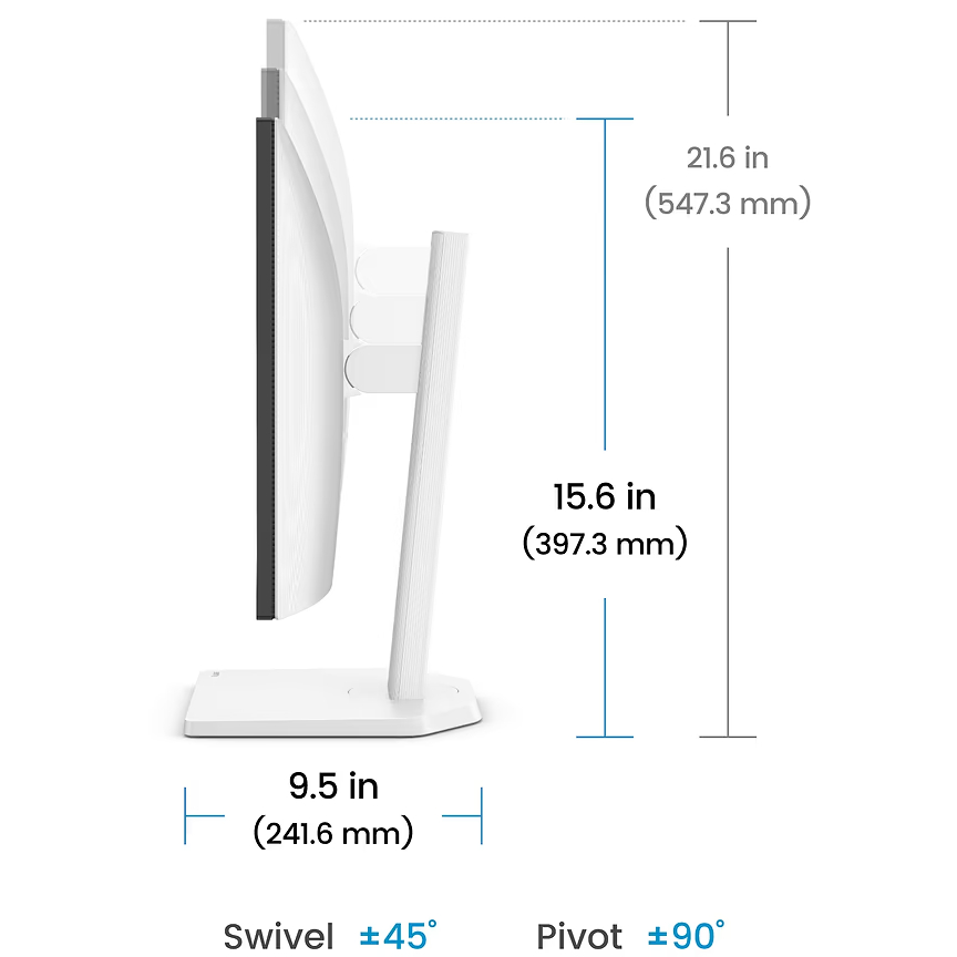 У Фокстрот Монітор BENQ GW2790TC White (9H.LNSLA.TBE)