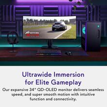 Монітор DELL Alienware AW3425DW Interstellar Indigo (210-BRTW)