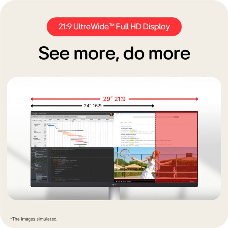 В интернет магазине Монитор LG 29U531A-W White