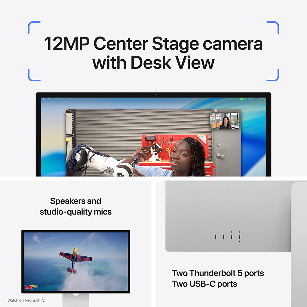 Монитор APPLE Studio Display Nano-Texture Glass VESA Mount Adapter (Stand not included) (MFF14RU/A) Матрица IPS (Retina)
