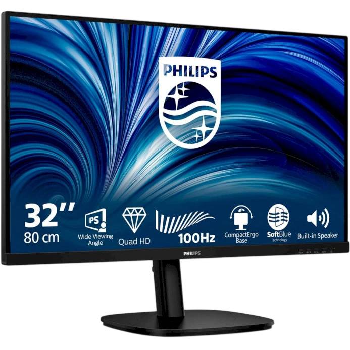 Монітор PHILIPS 32B2N3500/00 Black Діагональ 31.5