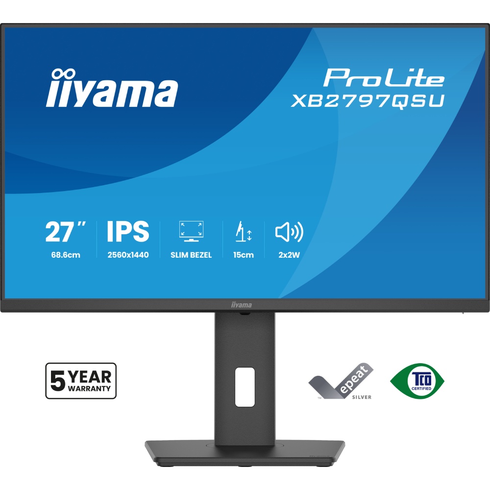 Монітор IIYAMA ProLite XB2797QSU-B1 Діагональ 27