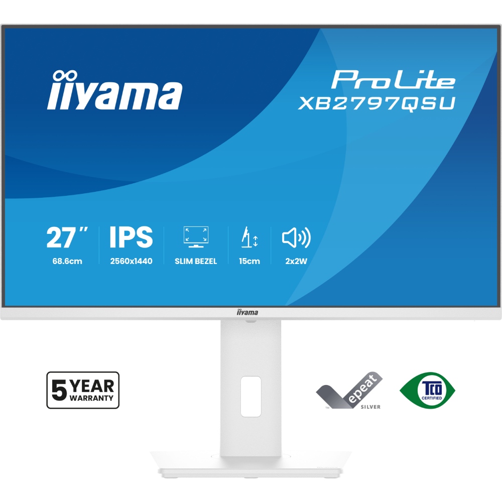 Монітор IIYAMA ProLite XB2797QSU-W1 Діагональ 27