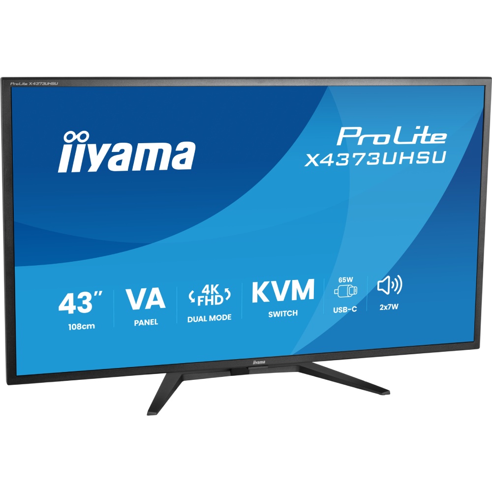 Монітор IIYAMA ProLite X4373UHSU-B2 Матриця VA