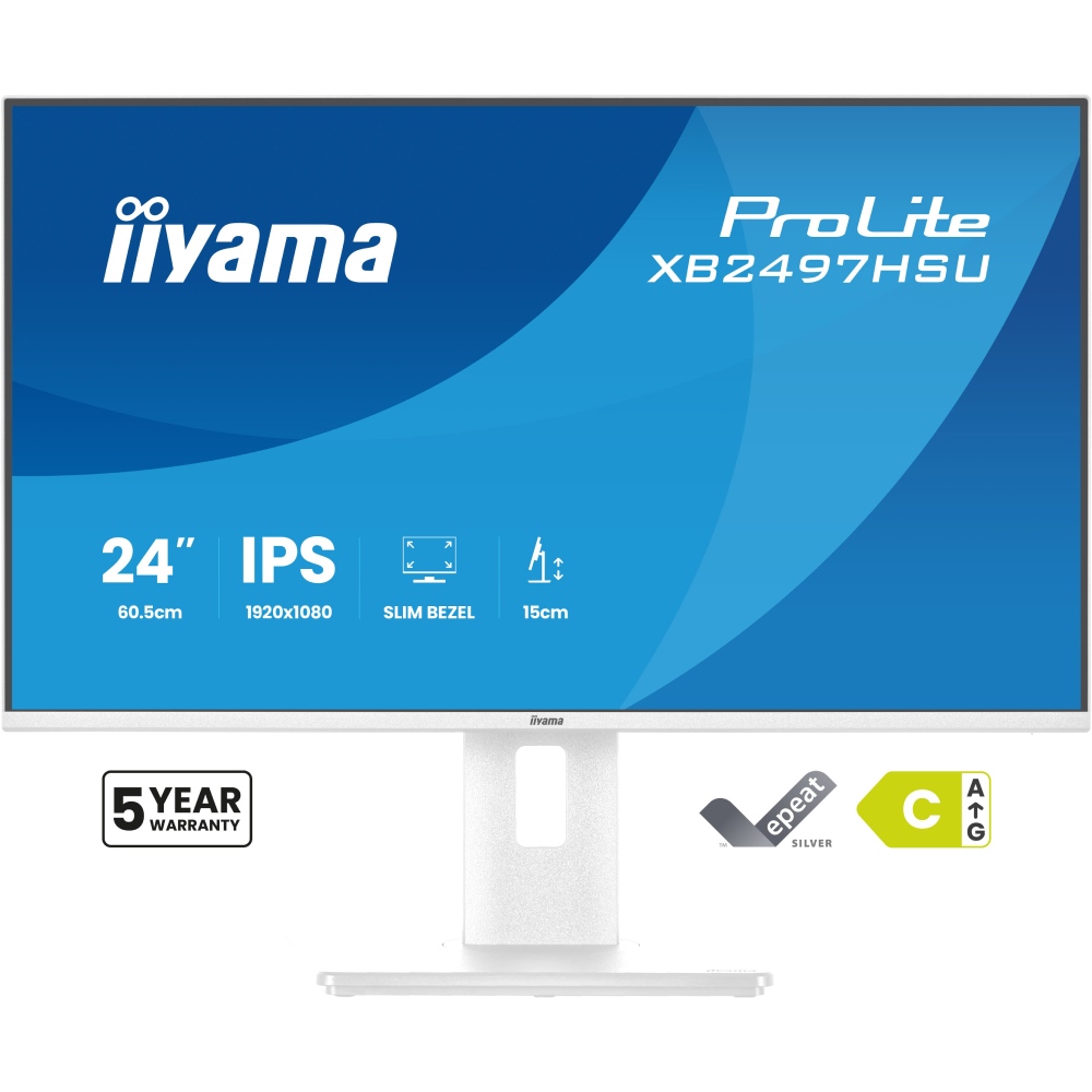 Монітор IIYAMA ProLite XB2497HSU-W1 Діагональ 23.8