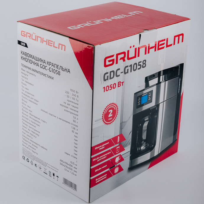 В Фокстрот Кофеварка GRUNHELM GDC-G1058