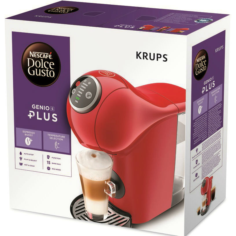 Кофеварка KRUPS DOLCE GUSTO Genio S Plus (KP340531) Мощность 1500