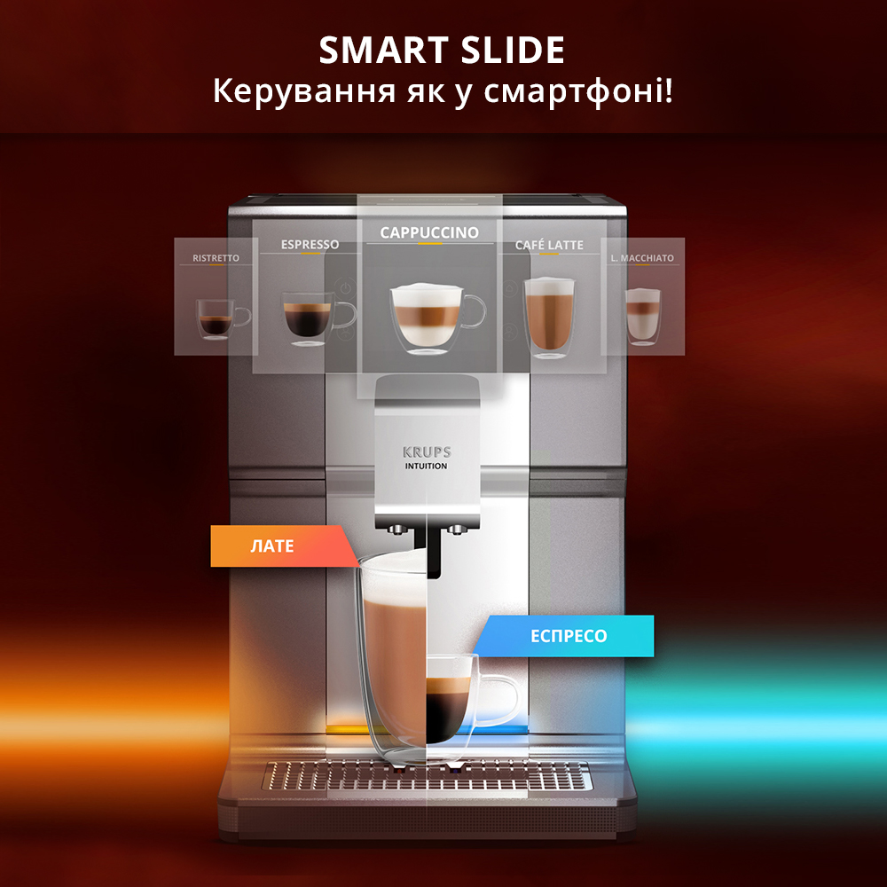 Кофемашина KRUPS Intuition Preference + EA875E10 Тип кофейная машина