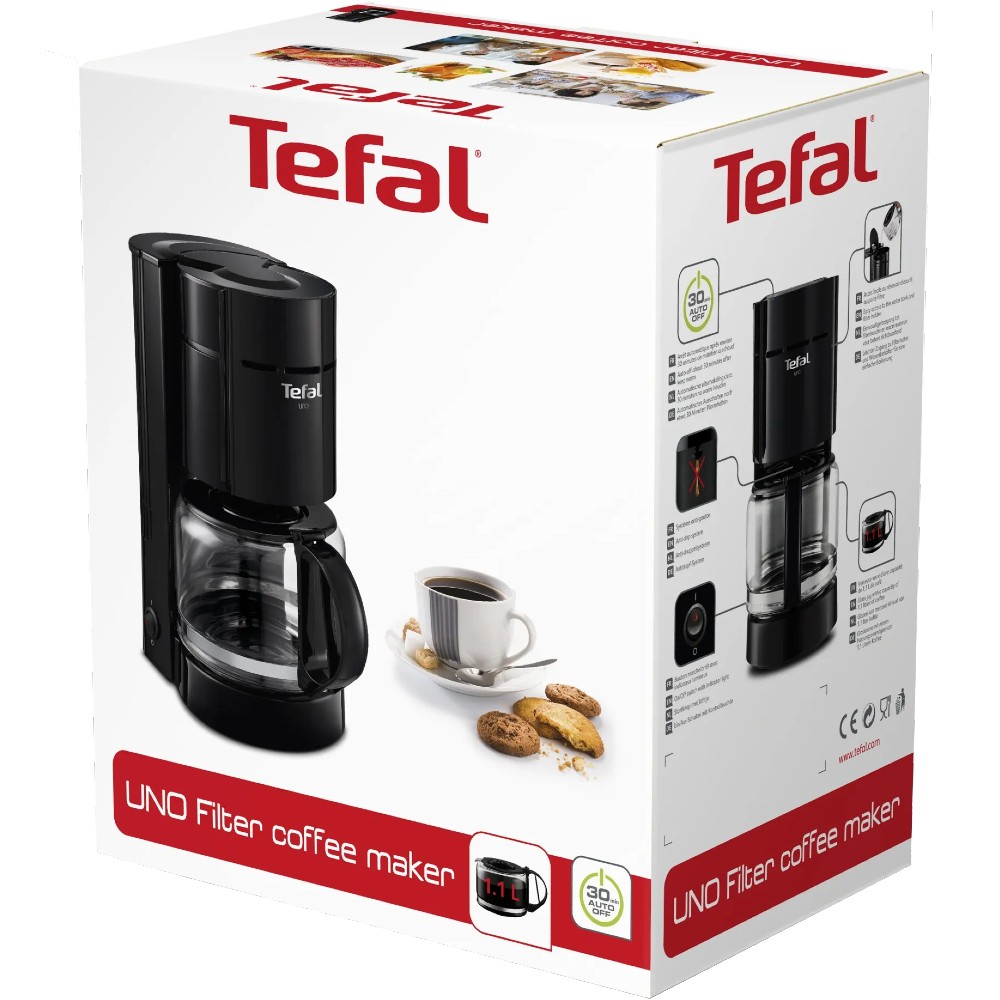 Кофеварка TEFAL CM1218DE Управление механическое