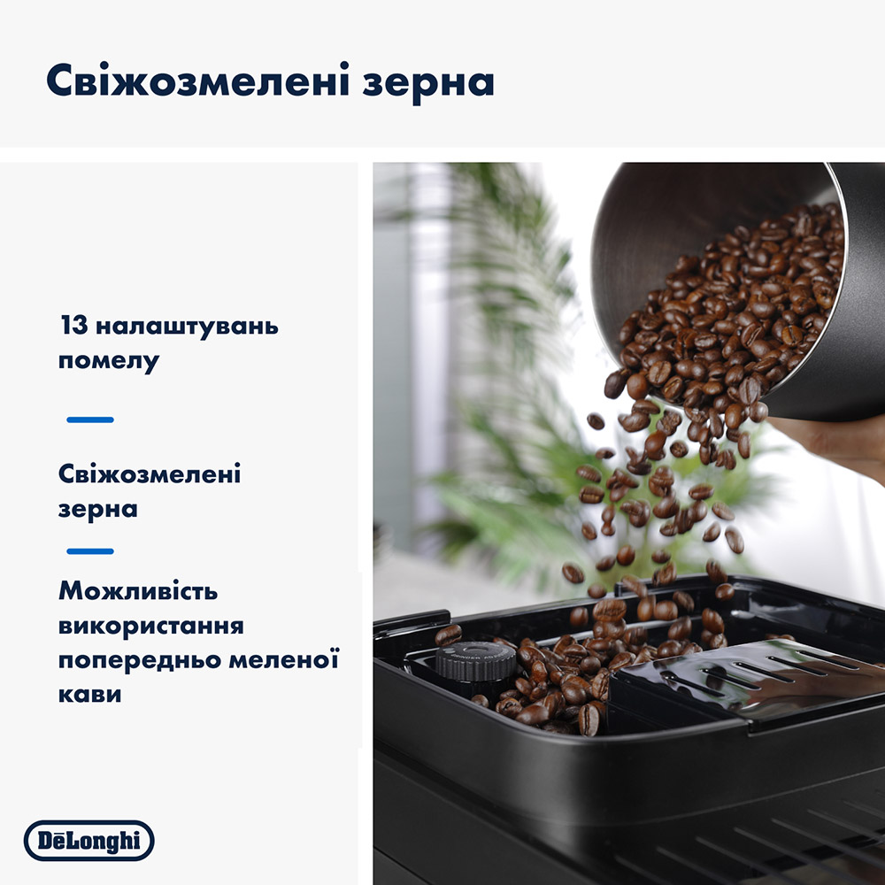 Кофемашина DELONGHI Magnifica Plus ECAM320.60.B Кофемашина DELONGHI Magnifica Plus ECAM320.60.B Мощность 1450