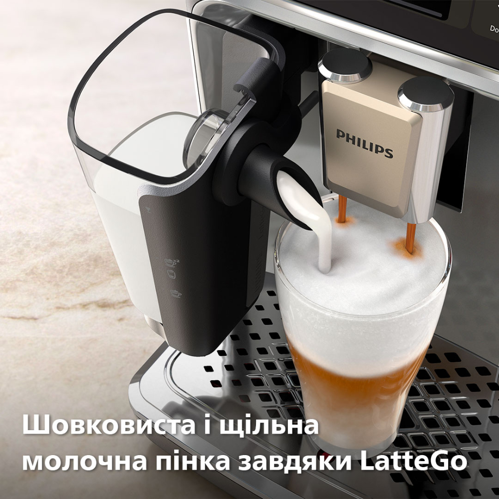 Кофемашина PHILIPS Series 4400 LatteGo EP4443/70 Тип кофейная машина