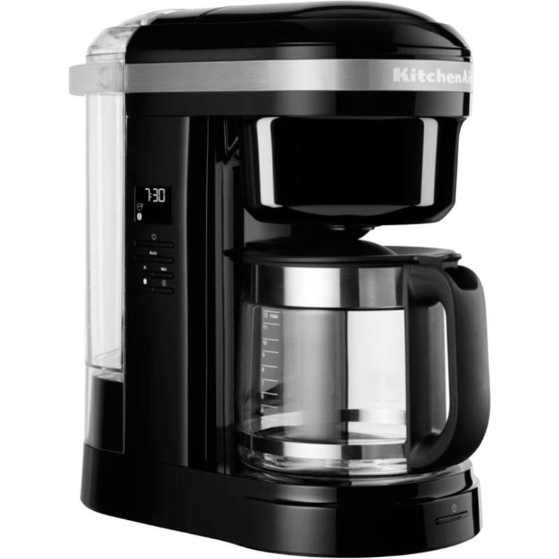 Кавоварка KITCHENAID CLASSIC 5KCM1208EOB Black Комплектація Кавоварка; Контейнер для води; Скляний глечик об'ємом 1,7 л; Сталевий сітчастий кавовий фільтр; Інструкція