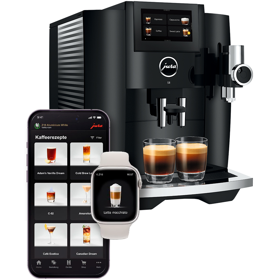 Кофемашина JURA S8 Piano Black EB Тип кофейная машина