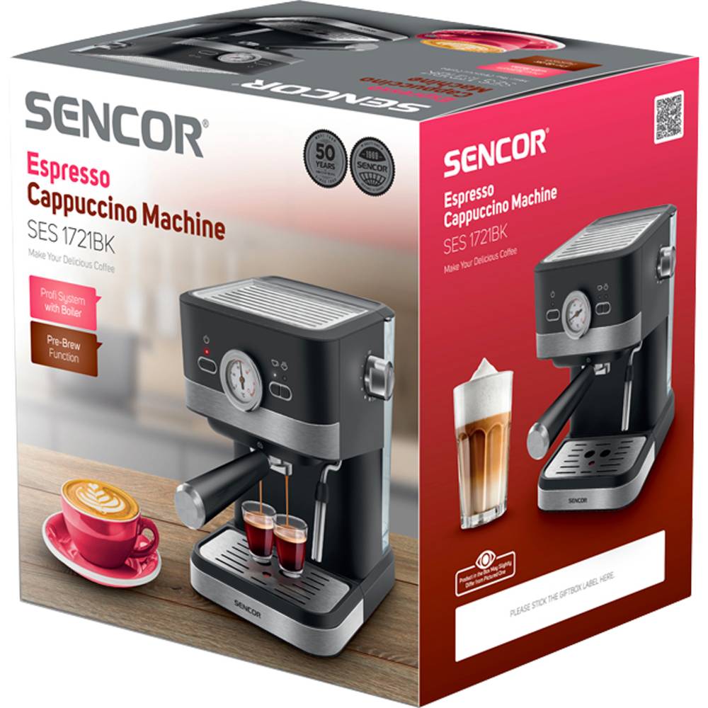 Изображение Кофеварка SENCOR SES 1721BK