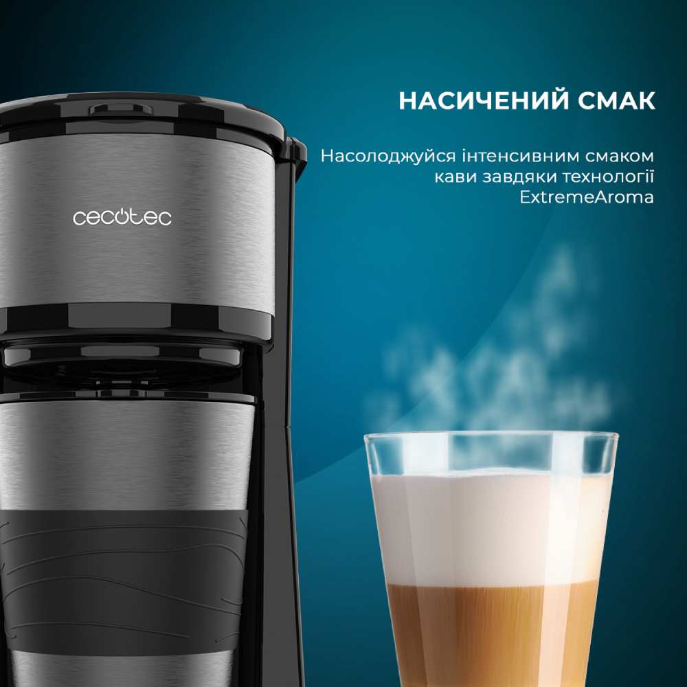 Замовити Кавоварка CECOTEC Coffee 66 Drop & Go (CCTC-01728)