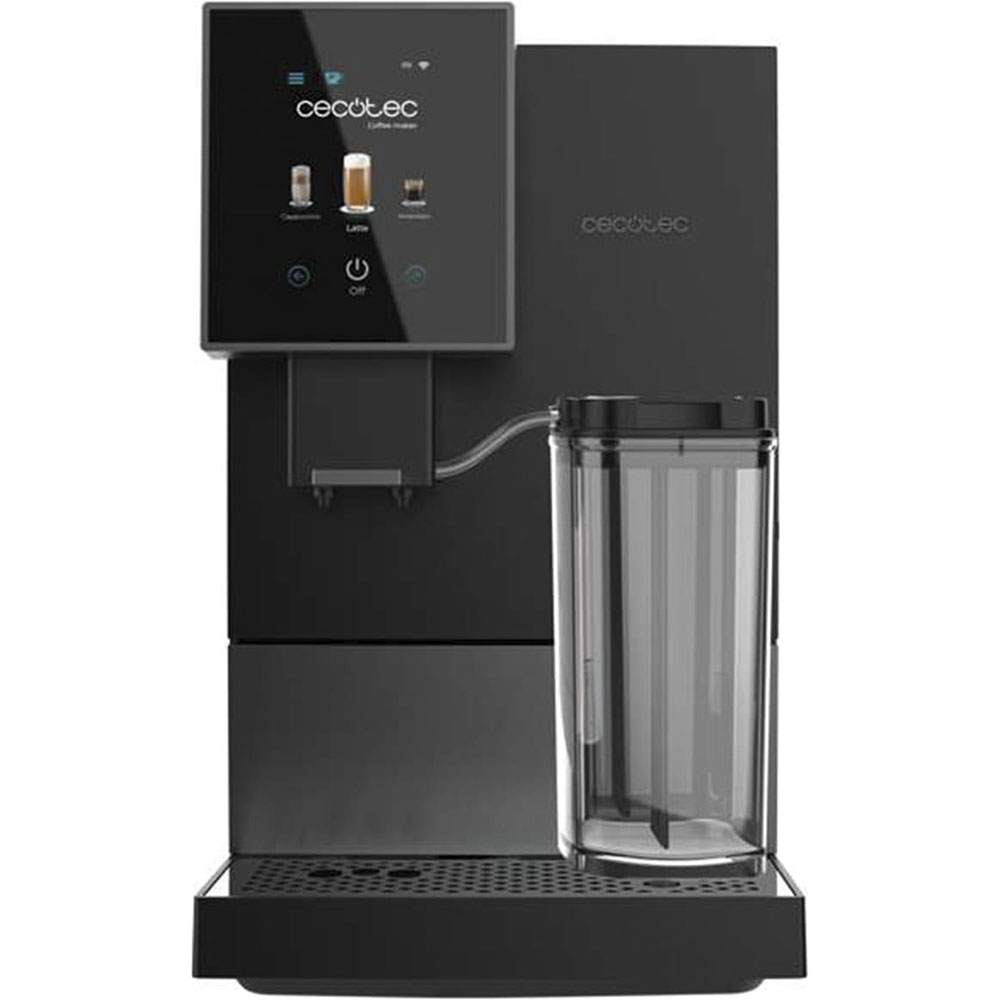 Кофемашина CECOTEC Cremmaet Compactccino Connected Black Silver (CCTC-01463) Комплектація кавоварка, резервуар для молока, інструкція з експлуатації