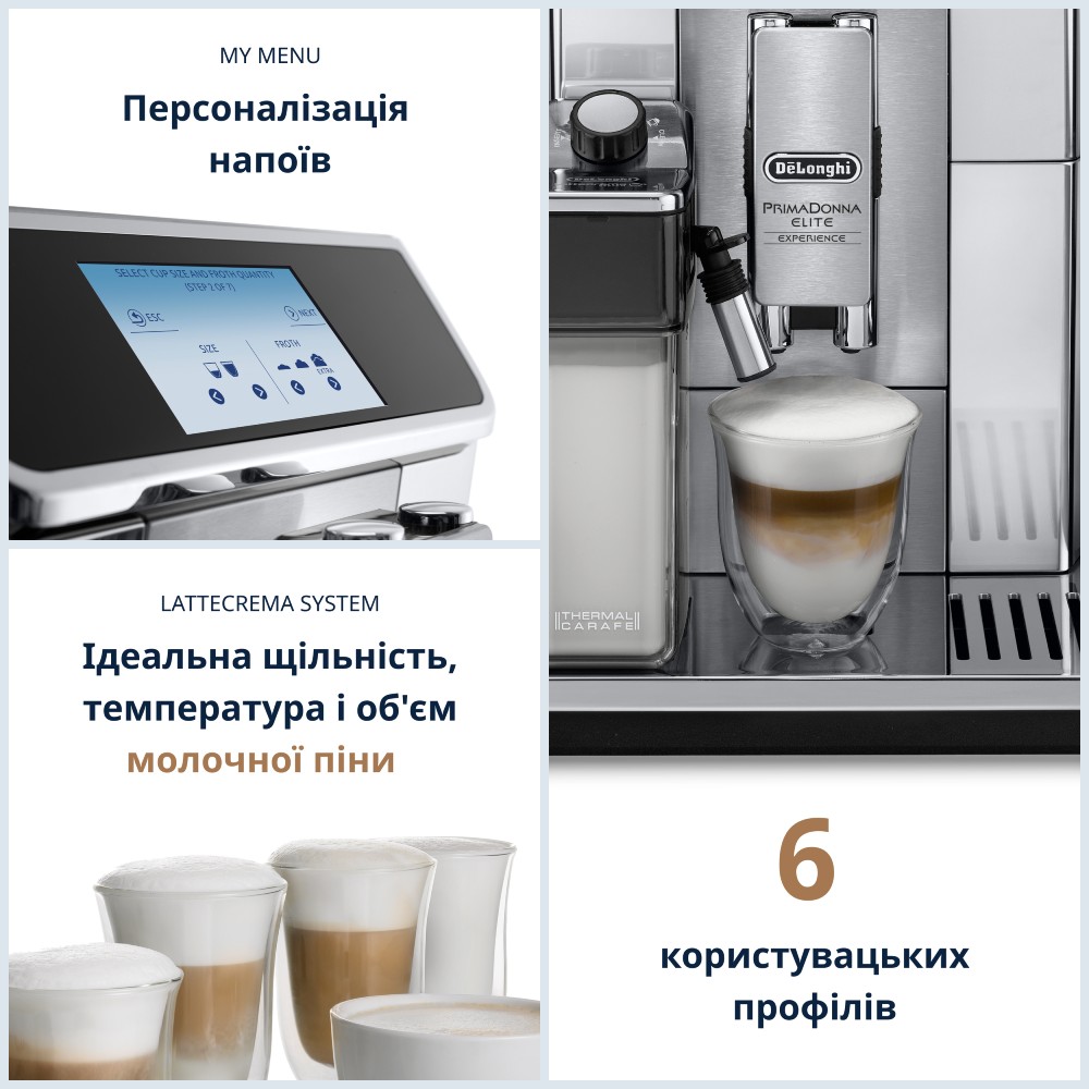 Кофемашина DELONGHI PrimaDonna Elite ECAM650.85.MS + Стайлер Dyson HS08 Airwrap ID Straight/Wavy Red Velvet/Gold (596926-01) (комплект) Тип кофейная машина