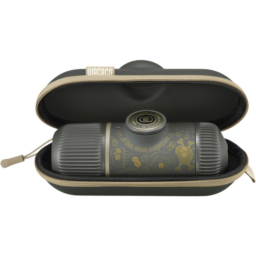 Портативна кавоварка WACACO Nanopresso з чохлом Темно-сіра (WNANODGR) Тип портативна (для автомобіля)