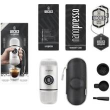 Портативная кофеварка WACACO Nanopresso с чехлом White (WNANOWH)