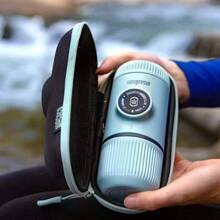 Портативна кавоварка WACACO Nanopresso з чохлом Blue (WNANOBLUE)