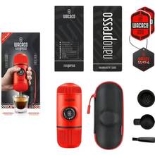 Портативна кавоварка WACACO Nanopresso з чохлом Red (WNANORED)