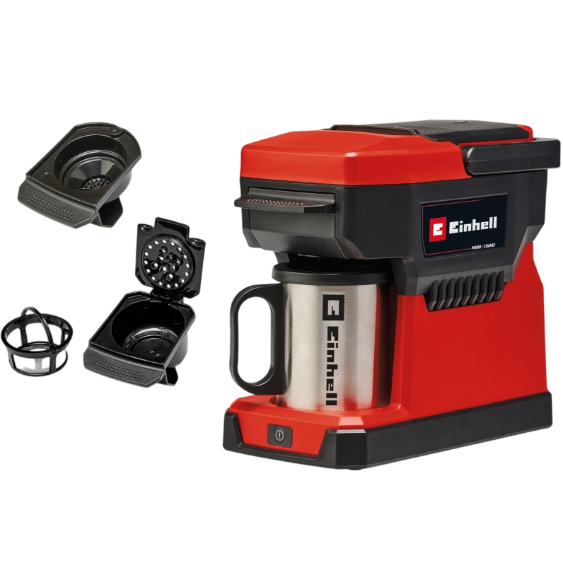 Кофеварка аккумуляторная EINHELL TE-CF 18 Li Solo PXC 4609990 Используемый кофе капсулы