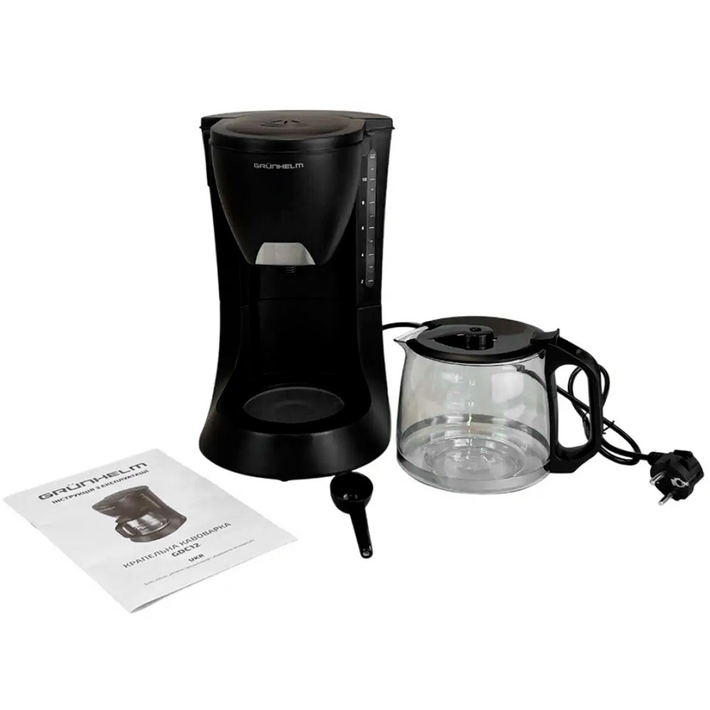 Кофеварка GRUNHELM GDC12 700Вт 1.2л Используемый кофе молотый