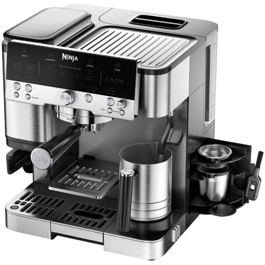 Кофейная машина NINJA Luxe Cafe Essential Coffee Maker ES601EU Используемый кофе молотый