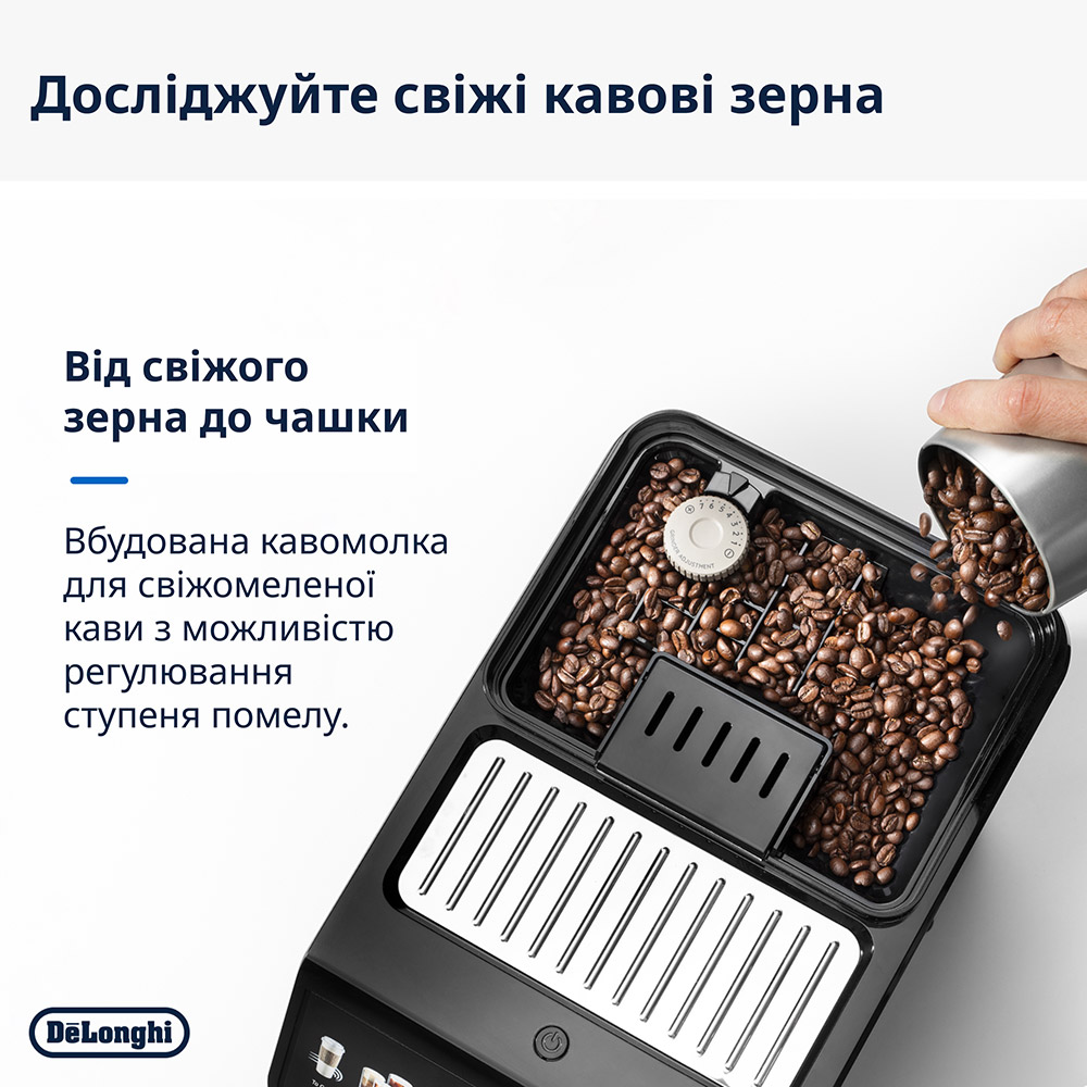 Кавомашина DELONGHI Eletta Explore ECAM450.55.G Потужність 1450
